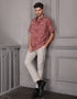 GAVYN R/FIT SHORT SLEEVE SHIRT (MAROON)